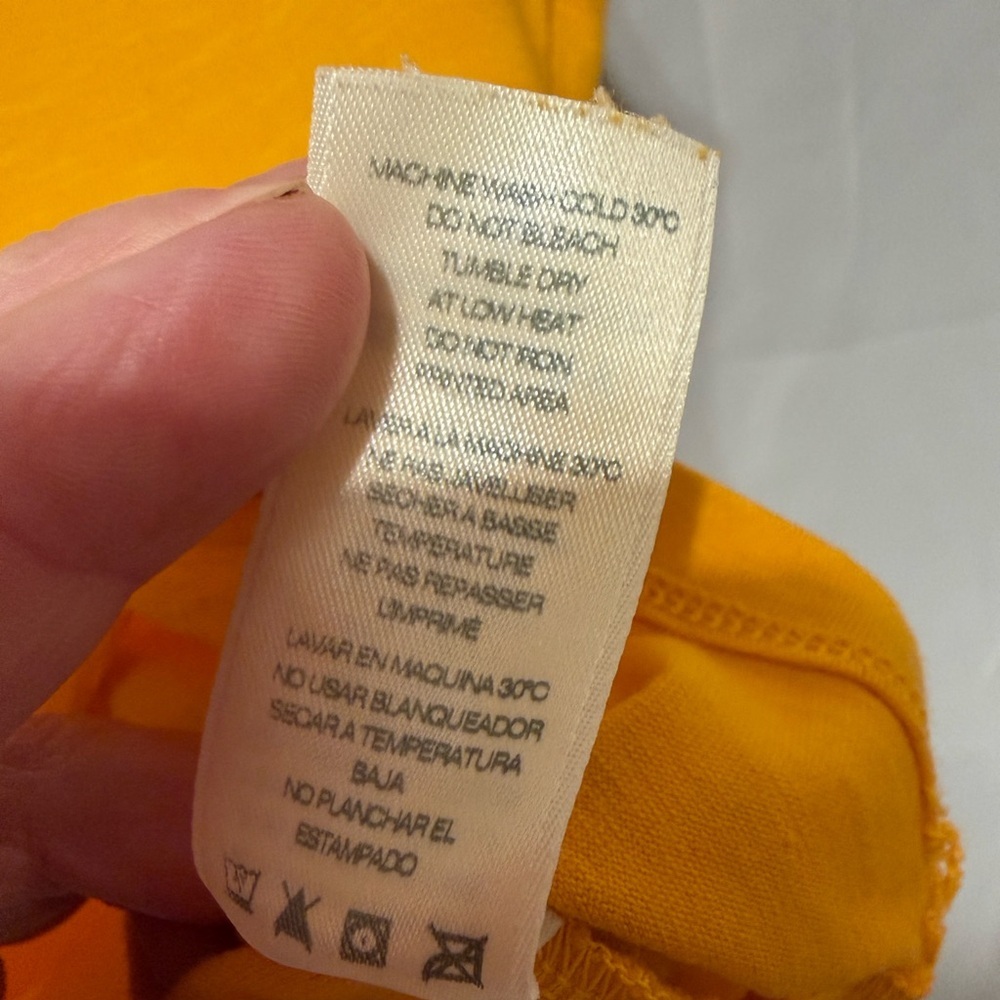 NWT Sundry Women's Asymmetrical Strap Cami Yellow/Orange Size 3 (Large) - Picture 5 of 13
